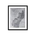 Picture of Hold a Pose Gray _GroupedProduct_Rectangle_Portrait_Framed_Matted_