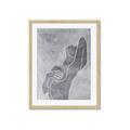 Picture of Hold a Pose Gray _GroupedProduct_Rectangle_Portrait_Framed_Matted_