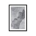 Picture of Hold a Pose Gray _GroupedProduct_Rectangle_Portrait_Framed_Matted_