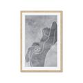 Picture of Hold a Pose Gray _GroupedProduct_Rectangle_Portrait_Framed_Matted_