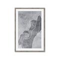 Picture of Hold a Pose Gray _GroupedProduct_Rectangle_Portrait_Framed_Matted_