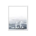 Picture of Exhale Waves _GroupedProduct_Rectangle_Portrait_Framed_Matted_