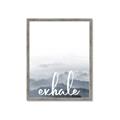Picture of Exhale Waves _GroupedProduct_Rectangle_Portrait_Framed_Matted_