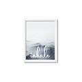Picture of Inhale Waves _GroupedProduct_Rectangle_Portrait_Framed_Matted_