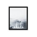 Picture of Inhale Waves _GroupedProduct_Rectangle_Portrait_Framed_Matted_