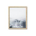 Picture of Inhale Waves _GroupedProduct_Rectangle_Portrait_Framed_Matted_