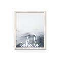 Picture of Inhale Waves _GroupedProduct_Rectangle_Portrait_Framed_Matted_