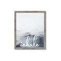 Picture of Inhale Waves _GroupedProduct_Rectangle_Portrait_Framed_Matted_