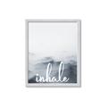Picture of Inhale Waves _GroupedProduct_Rectangle_Portrait_Framed_Matted_