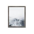 Picture of Inhale Waves _GroupedProduct_Rectangle_Portrait_Framed_Matted_