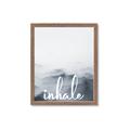 Picture of Inhale Waves _GroupedProduct_Rectangle_Portrait_Framed_Matted_