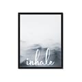 Picture of Inhale Waves _GroupedProduct_Rectangle_Portrait_Framed_Matted_