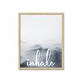 Picture of Inhale Waves _GroupedProduct_Rectangle_Portrait_Framed_Matted_