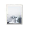 Picture of Inhale Waves _GroupedProduct_Rectangle_Portrait_Framed_Matted_