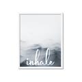 Picture of Inhale Waves _GroupedProduct_Rectangle_Portrait_Framed_Matted_