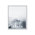 Picture of Inhale Waves _GroupedProduct_Rectangle_Portrait_Framed_Matted_