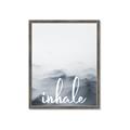 Picture of Inhale Waves _GroupedProduct_Rectangle_Portrait_Framed_Matted_