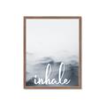 Picture of Inhale Waves _GroupedProduct_Rectangle_Portrait_Framed_Matted_