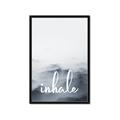 Picture of Inhale Waves _GroupedProduct_Rectangle_Portrait_Framed_Matted_
