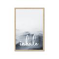 Picture of Inhale Waves _GroupedProduct_Rectangle_Portrait_Framed_Matted_