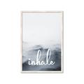 Picture of Inhale Waves _GroupedProduct_Rectangle_Portrait_Framed_Matted_