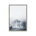 Picture of Inhale Waves _GroupedProduct_Rectangle_Portrait_Framed_Matted_