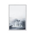 Picture of Inhale Waves _GroupedProduct_Rectangle_Portrait_Framed_Matted_