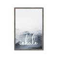 Picture of Inhale Waves _GroupedProduct_Rectangle_Portrait_Framed_Matted_
