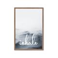 Picture of Inhale Waves _GroupedProduct_Rectangle_Portrait_Framed_Matted_