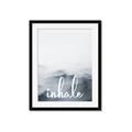Picture of Inhale Waves _GroupedProduct_Rectangle_Portrait_Framed_Matted_