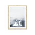 Picture of Inhale Waves _GroupedProduct_Rectangle_Portrait_Framed_Matted_