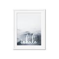 Picture of Inhale Waves _GroupedProduct_Rectangle_Portrait_Framed_Matted_