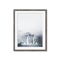 Picture of Inhale Waves _GroupedProduct_Rectangle_Portrait_Framed_Matted_
