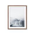 Picture of Inhale Waves _GroupedProduct_Rectangle_Portrait_Framed_Matted_
