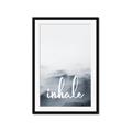 Picture of Inhale Waves _GroupedProduct_Rectangle_Portrait_Framed_Matted_
