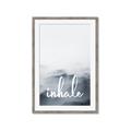 Picture of Inhale Waves _GroupedProduct_Rectangle_Portrait_Framed_Matted_