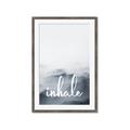 Picture of Inhale Waves _GroupedProduct_Rectangle_Portrait_Framed_Matted_