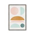 Picture of Pastel Modern II  _GroupedProduct_Rectangle_Portrait_Framed_Matted_