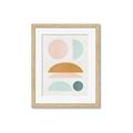 Picture of Pastel Modern II  _GroupedProduct_Rectangle_Portrait_Framed_Matted_