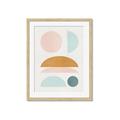 Picture of Pastel Modern II  _GroupedProduct_Rectangle_Portrait_Framed_Matted_