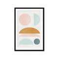 Picture of Pastel Modern II  _GroupedProduct_Rectangle_Portrait_Framed_Matted_