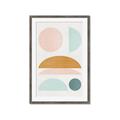 Picture of Pastel Modern II  _GroupedProduct_Rectangle_Portrait_Framed_Matted_