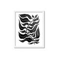 Picture of Noir Leaves I  _GroupedProduct_Rectangle_Portrait_Framed_Matted_