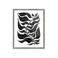 Picture of Noir Leaves I  _GroupedProduct_Rectangle_Portrait_Framed_Matted_
