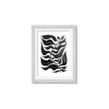 Picture of Noir Leaves I  _GroupedProduct_Rectangle_Portrait_Framed_Matted_