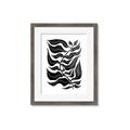 Picture of Noir Leaves I  _GroupedProduct_Rectangle_Portrait_Framed_Matted_
