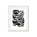 Picture of Noir Leaves I  _GroupedProduct_Rectangle_Portrait_Framed_Matted_