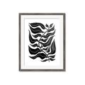 Picture of Noir Leaves I  _GroupedProduct_Rectangle_Portrait_Framed_Matted_