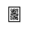 Picture of Noir Leaves II  _GroupedProduct_Rectangle_Portrait_Framed_Matted_