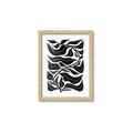 Picture of Noir Leaves II  _GroupedProduct_Rectangle_Portrait_Framed_Matted_